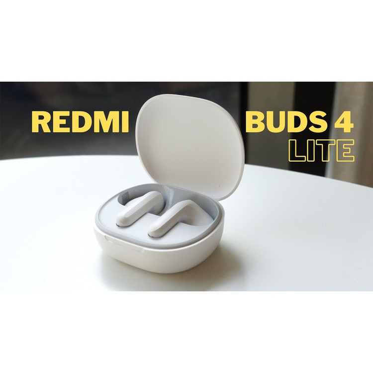 هدفون بلوتوثی شیائومی مدل Redmi Buds 4 Lite بدون قابلیت نویز کنسلینگ، درگاه شارژ USB Type-C، دارای کنترل لمسی و مقاوم در برابر رطوبت و عرق