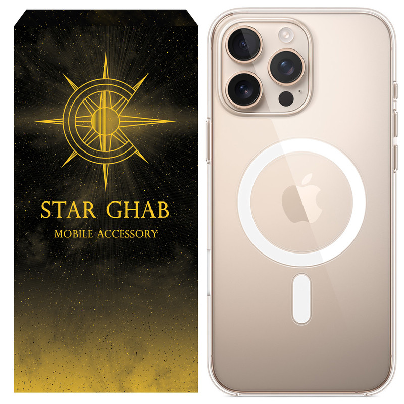 کاور استار قاب مدل مگ سیف مناسب برای گوشی موبایل اپل iPhone 16 Pro Max