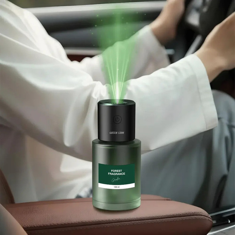 خوشبوکننده خودرو گرین لاین مدل GNFORDIF130GN با رایحه Forest حجم 130 میلی لیتر